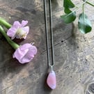 Glass Fused Pendant - Pink