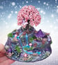 Miniature Fantasy Landscape Sculpture - Image 2