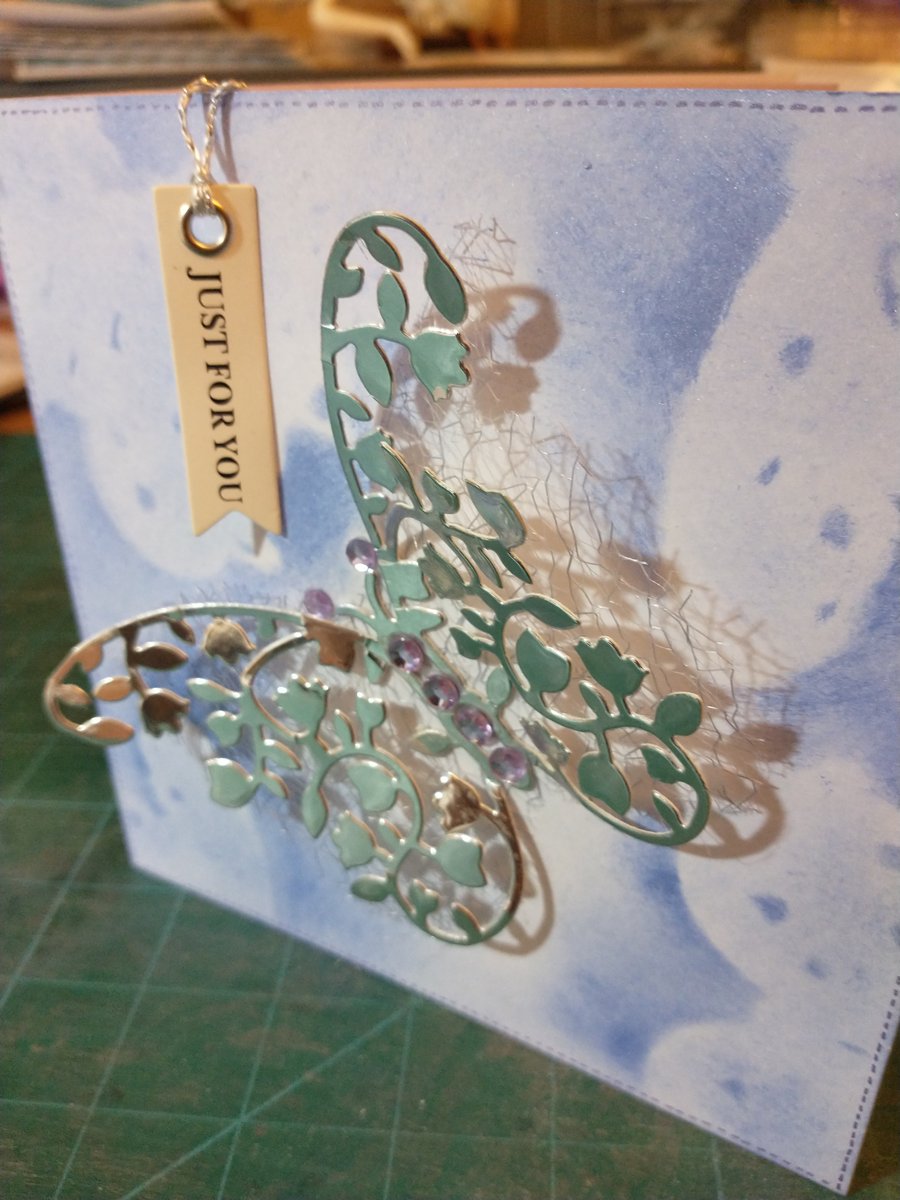Just for you butterfly card