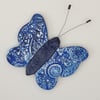   butterfly fridge magnet clay