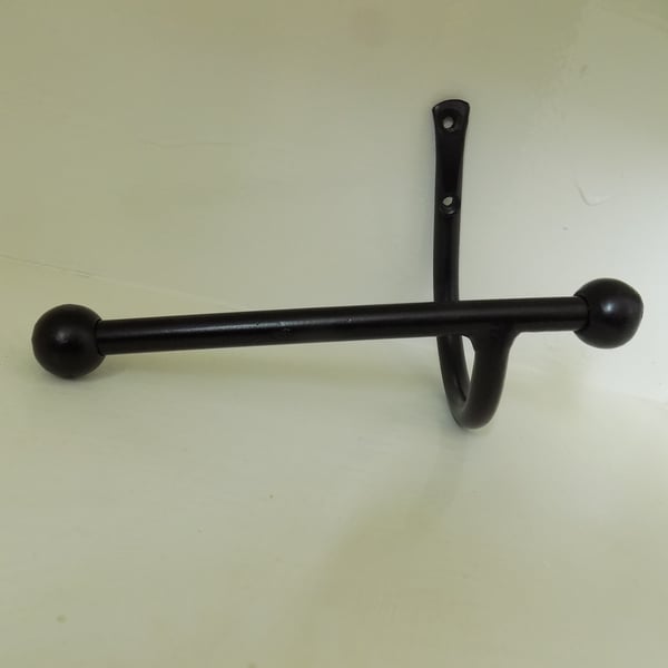 Toilet Roll Holder..................................Wrought Iron (Forged Steel) 