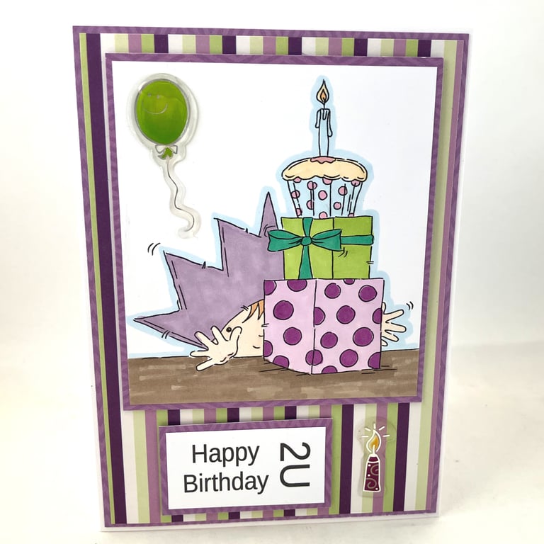 Handmade child's birthday card