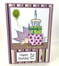 Handmade child's birthday card - Image 1
