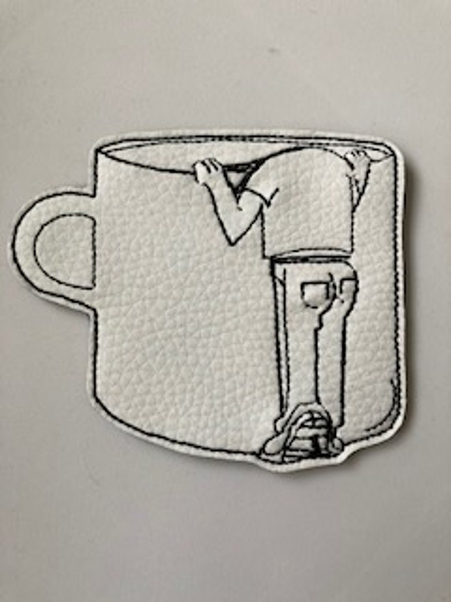 840  Hubby loves coffee coaster.