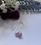 Purple Dangle Earrings  - Image 2