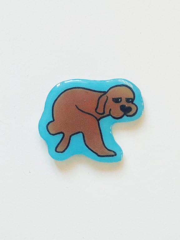 Get It Sorted Dog– Handmade Original Pet Illusration Fridge Magnet