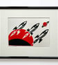 Rockets Linocut - Image 4