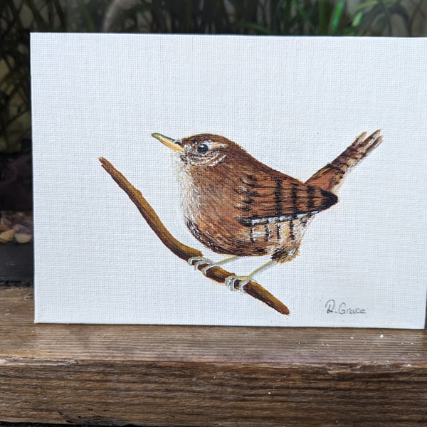 Wren Bird Painting 