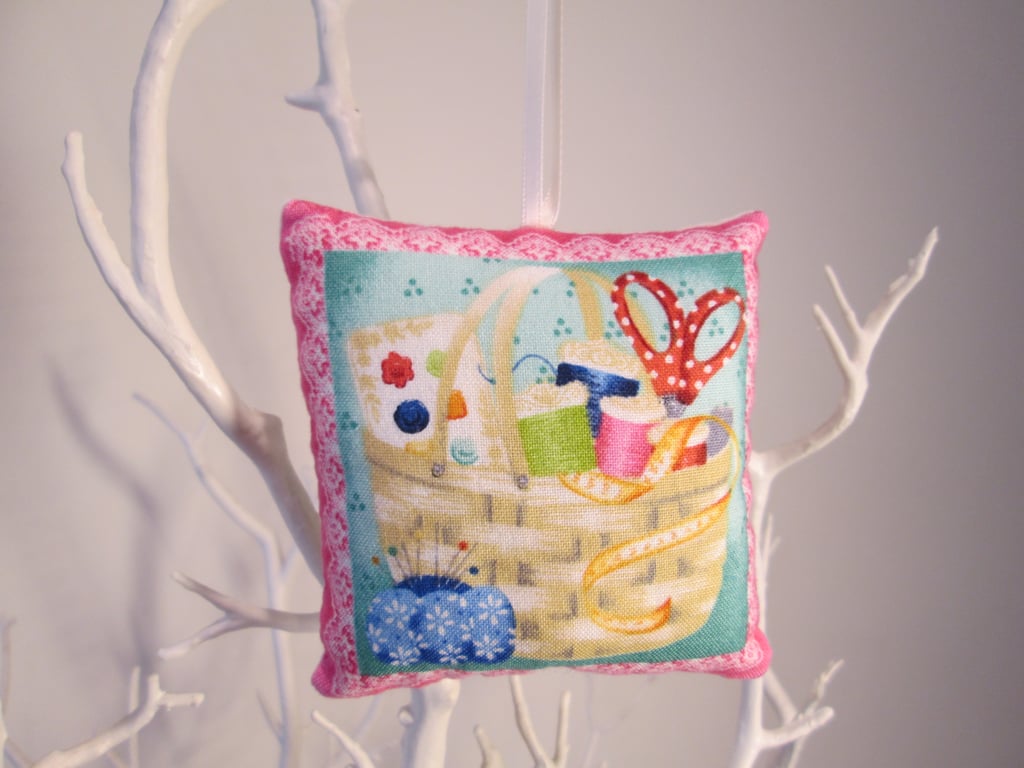 Sewing basket Lavender Bag