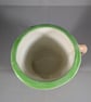 Small Ceramic Green Garden Home Plant Flower Herb Pot Mug Planter Container. - Image 5