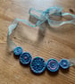 Dorset Button Necklace, Bluebells - Image 1