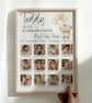 Personalised Baby First Year Photo Print - 12 Month Milestone Keepsake