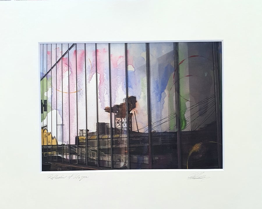 Reflections of Glasgow, Fine Art Archival print Limited Edition of 250 