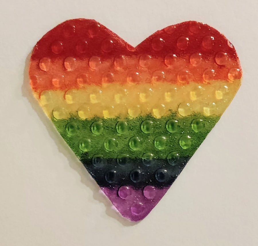 Love heart Pride Flag