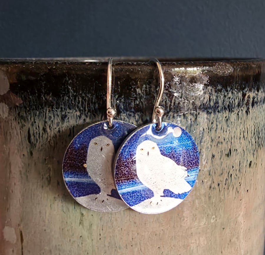 Snowy Owl Aluminium Dinky Drops 