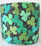 Toilet Roll Holder Loo Roll Storage Pot Basket Shamrock Irish Green Fabric