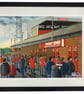 Nottingham. Limited Edition Fine Art Print Football Club FC, Forest Stadium Gift