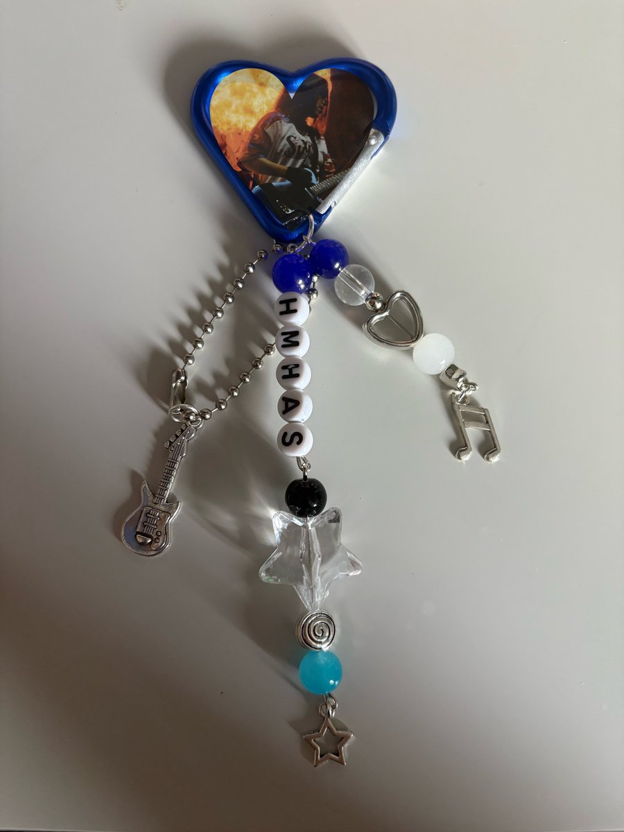 Hit Me Hard And Soft Tour music album inspired handmade keychain carabiner