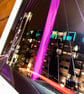 Squinty Bridge, Glasgow Signed Mounted Print FREE DELIVERY - Image 4