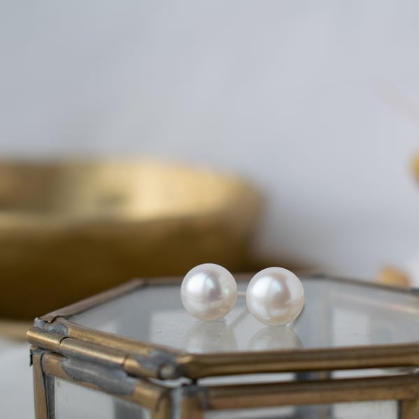 Ivory Pearl Earrings - Bridal Wedding Jewellery