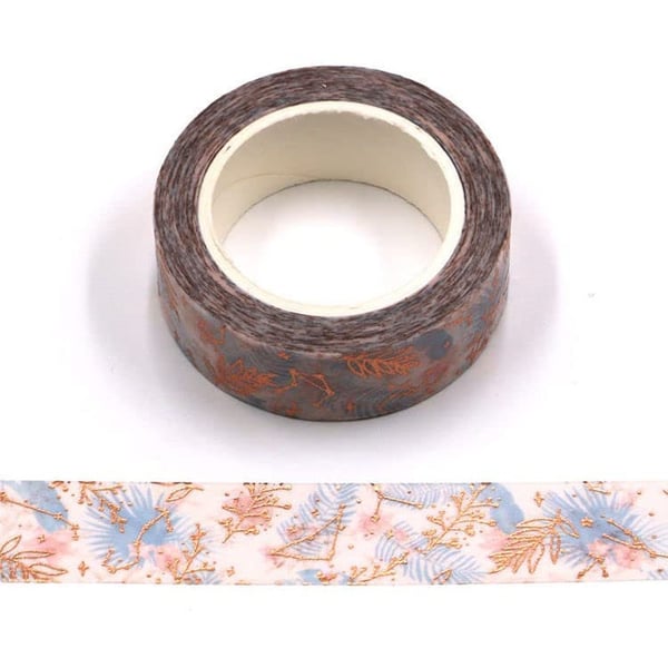 Leaves Bronzing Foil Constellations Washi Tape Decorative Self Adhesive Masking 