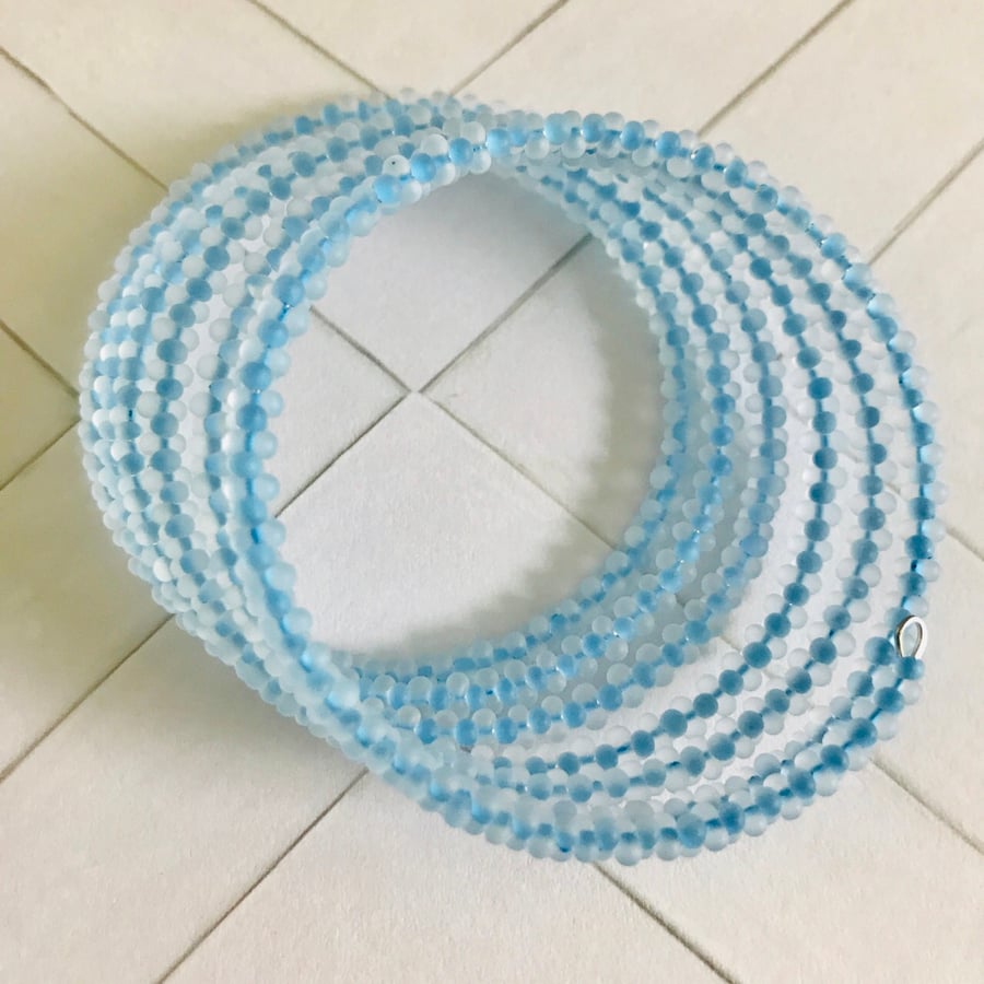 Beaded Memory Wire Bracelet