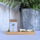 Handmade Tiny Coastal Oak Cottage Home Decor