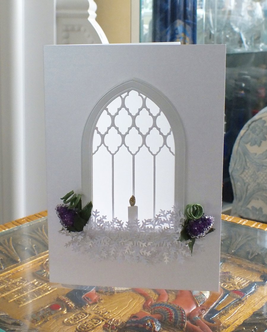 Luxury Handmade Window Sympathy Card