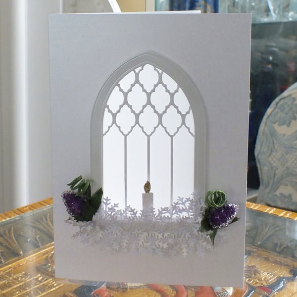 Luxury Handmade Window Sympathy Card