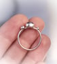 Sterling silver ring with oval labradorite - Image 6