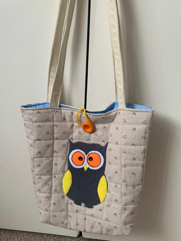 Owl tote bag