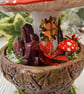 Decorative Mushroom Cottage in a Pot - Image 5