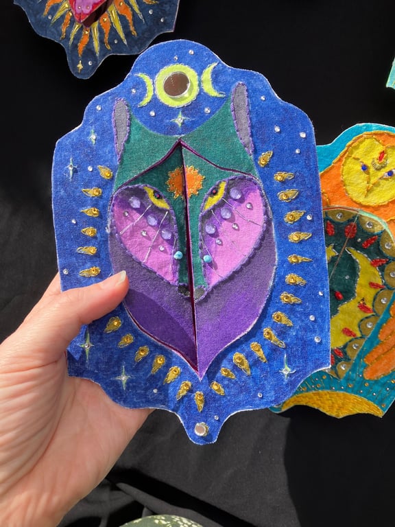 The Returning Wolf - Textile Shrine