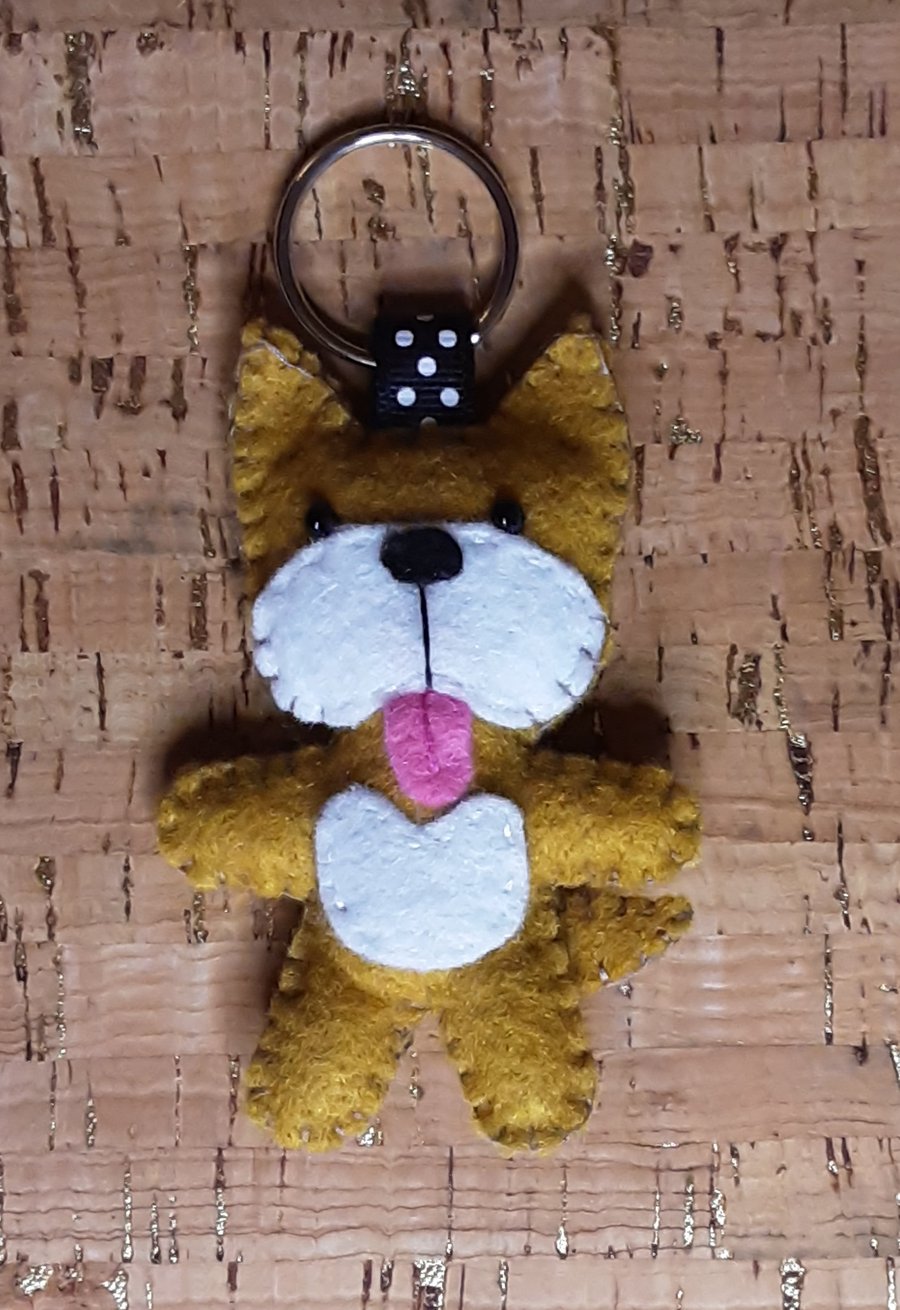 Felt Dog Keyrings