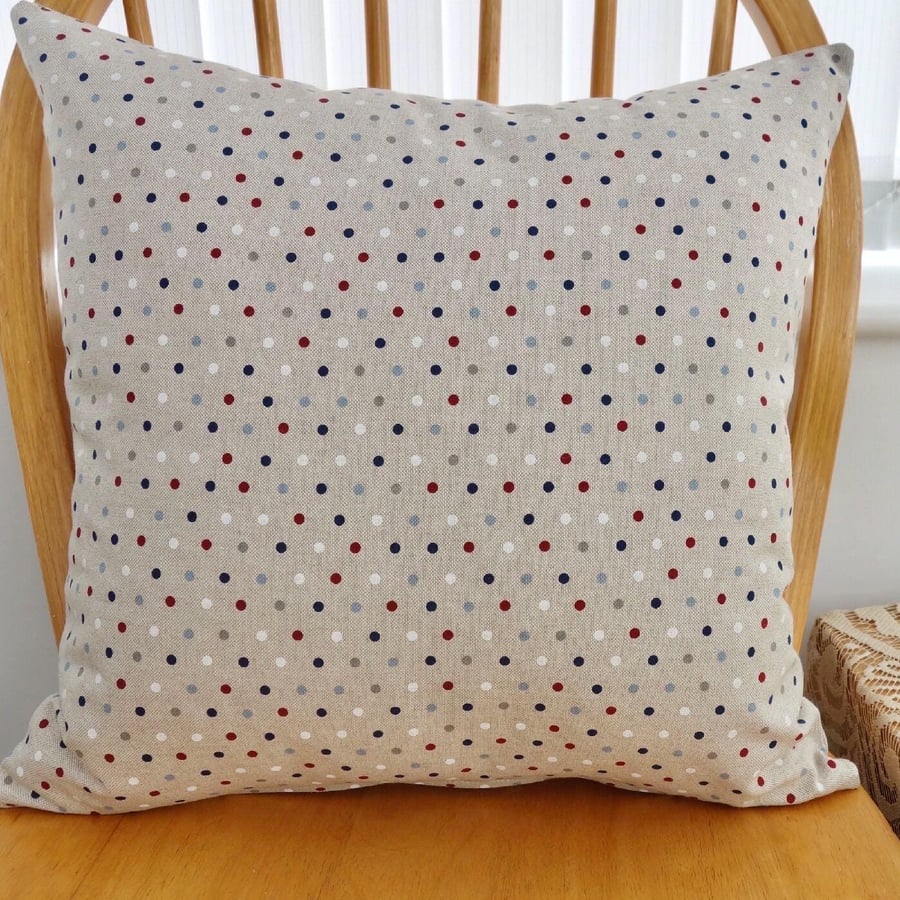 Cushion with Pad: Dots design Throw Pillow 17" (43cm) 