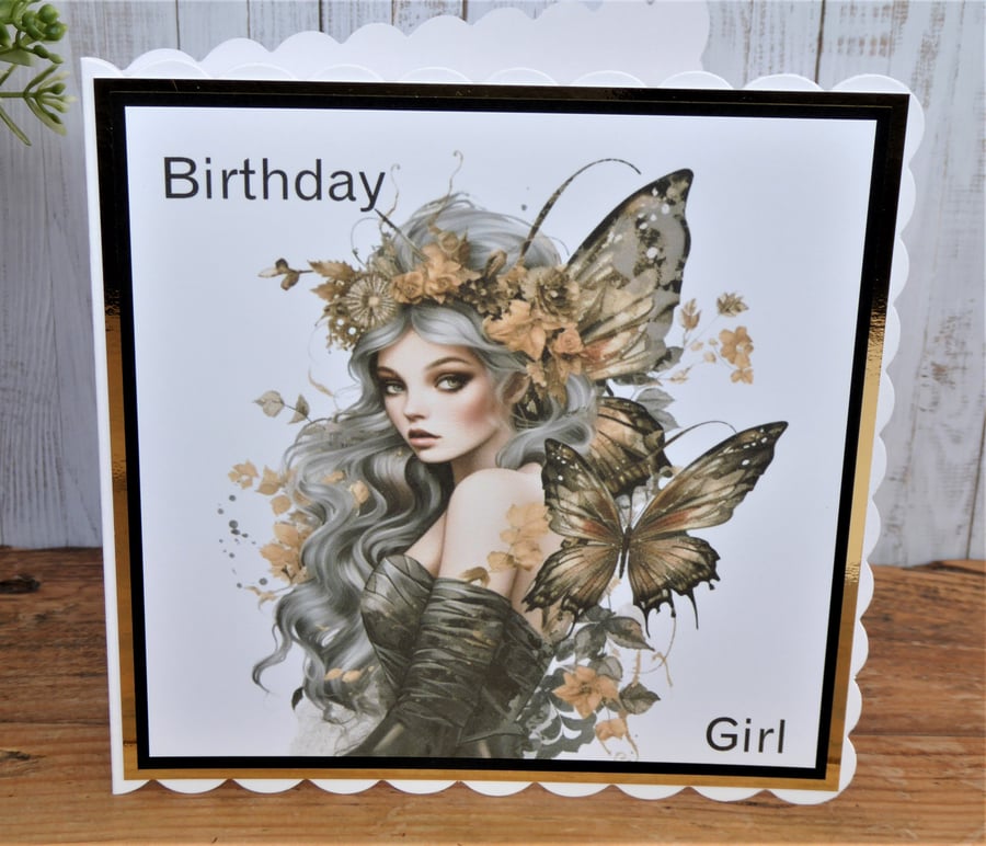 C4774   Birthday Girl Card