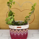 Fabric bucket, bucket storage, potplant cover