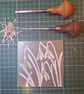 An original handprinted linoprint of snowdrops - Image 6