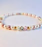 Czech Glass Pearl Bracelet With Swarovski Crystals  - Handmade In Devon - Image 2