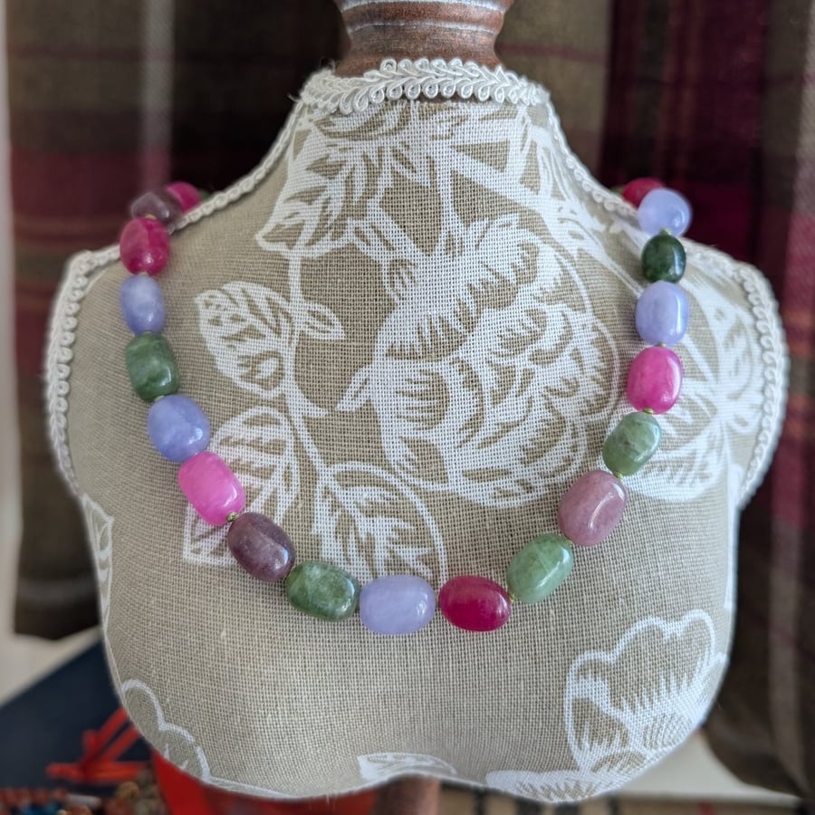 Tourmaline Pebbles Necklace 
