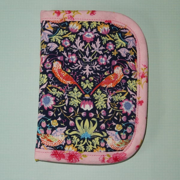 Needle case - Liberty print Strawberry thief