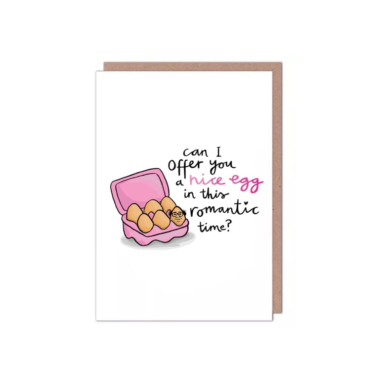 Frank Reynolds Always Sunny in Philadelphia Nice Egg Valentine Anniversary Card