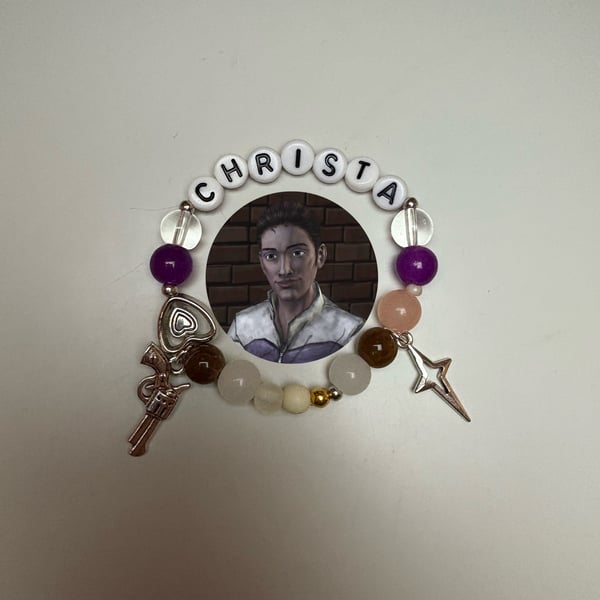Christa The Walking Dead Game inspired handmade bracelet