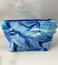 Dolphins makeup bag, Dolphin zip bag, 2 size options, Handmade - Image 7