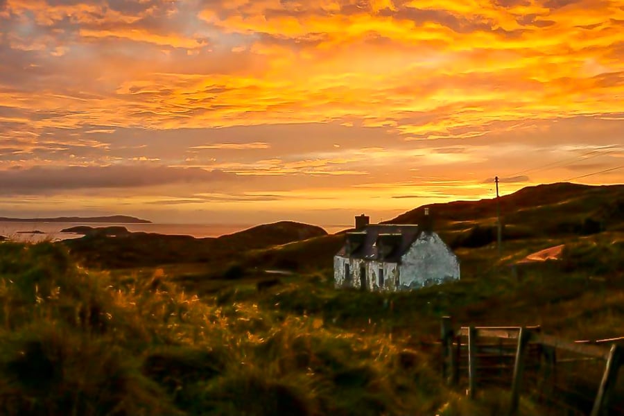 Rannoch Moor Scotland - Photographic Print Greetings Card