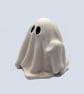 White Ghost Ornament - Spooky Halloween Decoration - Image 5