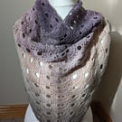 Crochet virus shawl