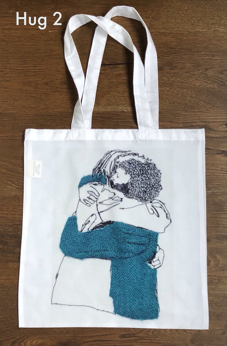 Hug tote bag (design 2)