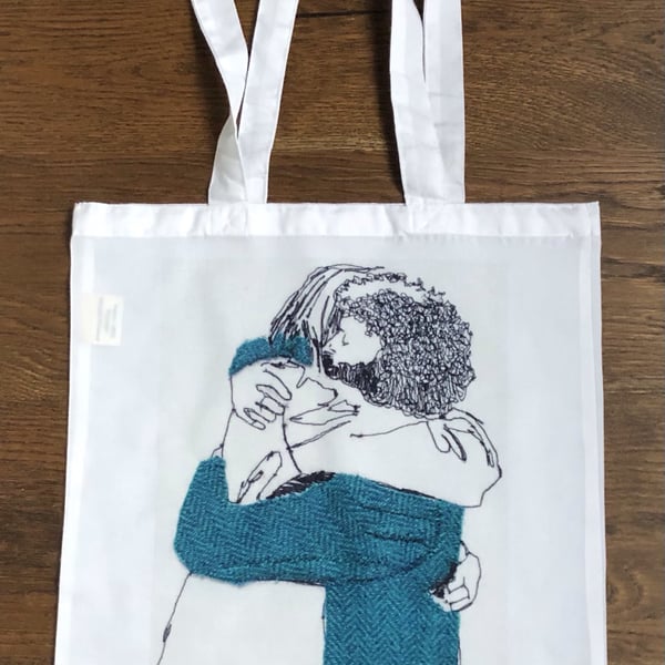 Hug tote bag (design 2)
