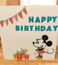 Handmade Minnie Mouse Birthday Card – Sweet & Festive